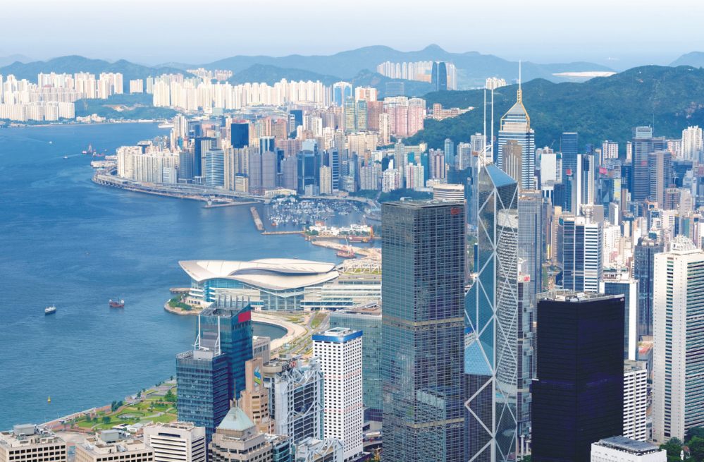 香港金融中心城市景觀
